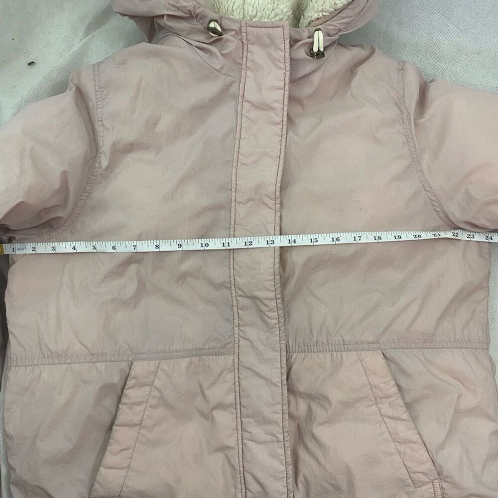 Arizona Jean Co women’s large winter coat pink hooded zip and snap‎ - Picture 7 of 8